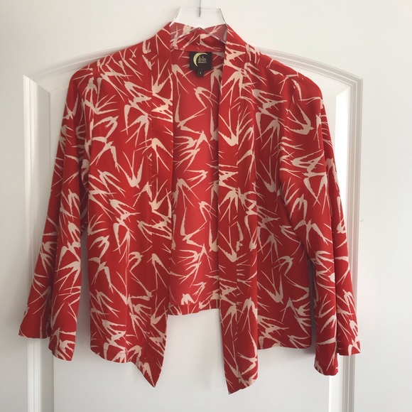 Red kimono outer - Picture 1 of 4